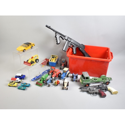 A Collection of Various Diecast and Other Toys