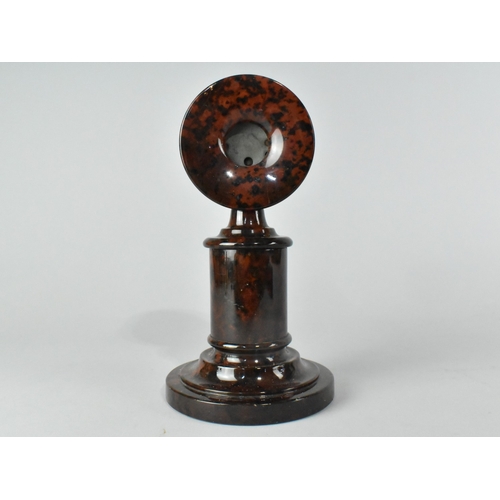 A Victorian Cornish Serpentine Desktop Barometer, Glass Cracked, 21 ...