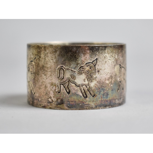 59 - A Collection of Seventeen Various Silver Plated Napkin Rings