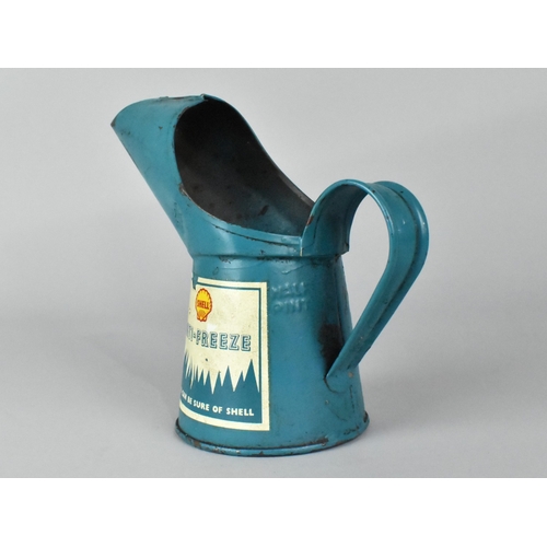 40 - A Small Vintage Half Pint Shell Antifreeze Jug, 15cms High
