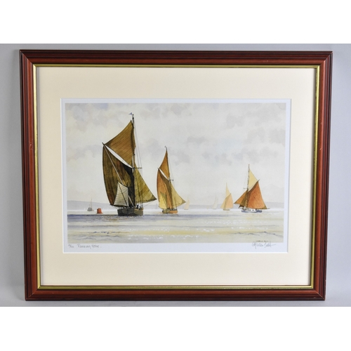 A Framed and Glazed Charles Bell Limited Edition Print, Running Home ...