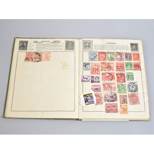 231 - Two Vintage Schoolboy Stamp Albums and Collection of Loose Stamps