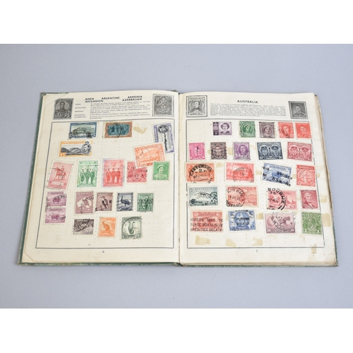 231 - Two Vintage Schoolboy Stamp Albums and Collection of Loose Stamps