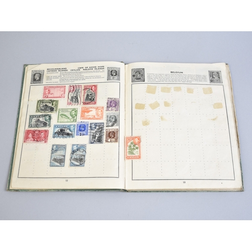 231 - Two Vintage Schoolboy Stamp Albums and Collection of Loose Stamps