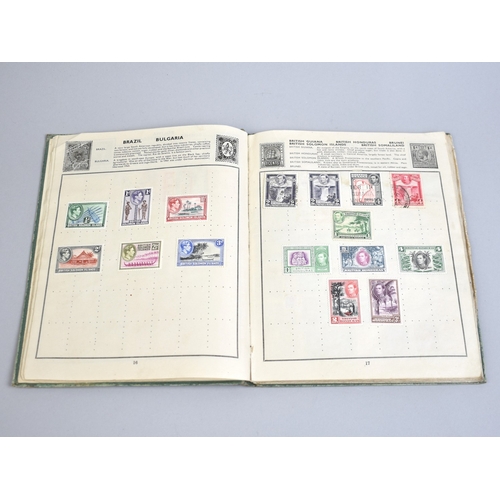 231 - Two Vintage Schoolboy Stamp Albums and Collection of Loose Stamps