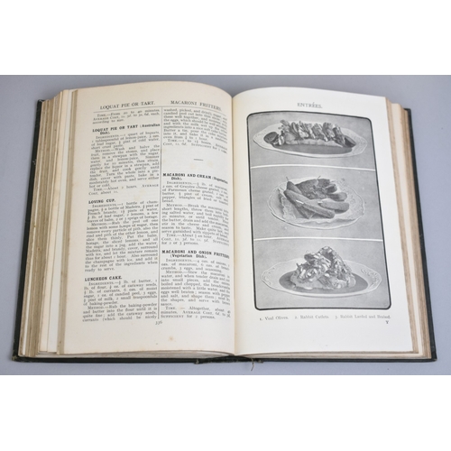 232 - Three Bound Volumes, Mrs Beeton's All About Cookery and Two Rupert Adventure Books