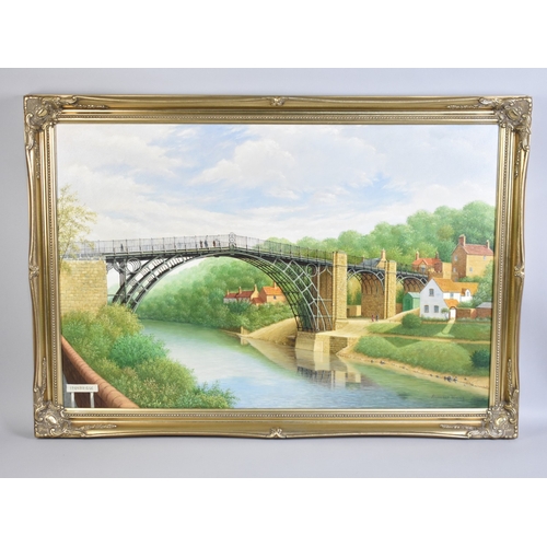 236 - A Large Gilt Framed Oil on Canvas, 