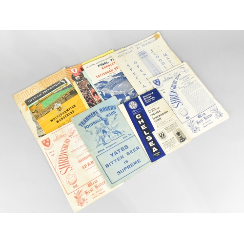 134 - A Small Collection of Shrewsbury Town Football Club Programmes, C.1960 including Away to Chelsea Mar... 