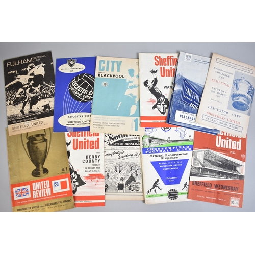 135 - A Collection of Various 1960's/1970's Football Programmes to include Sheffield Wednesday, Tottenham ... 