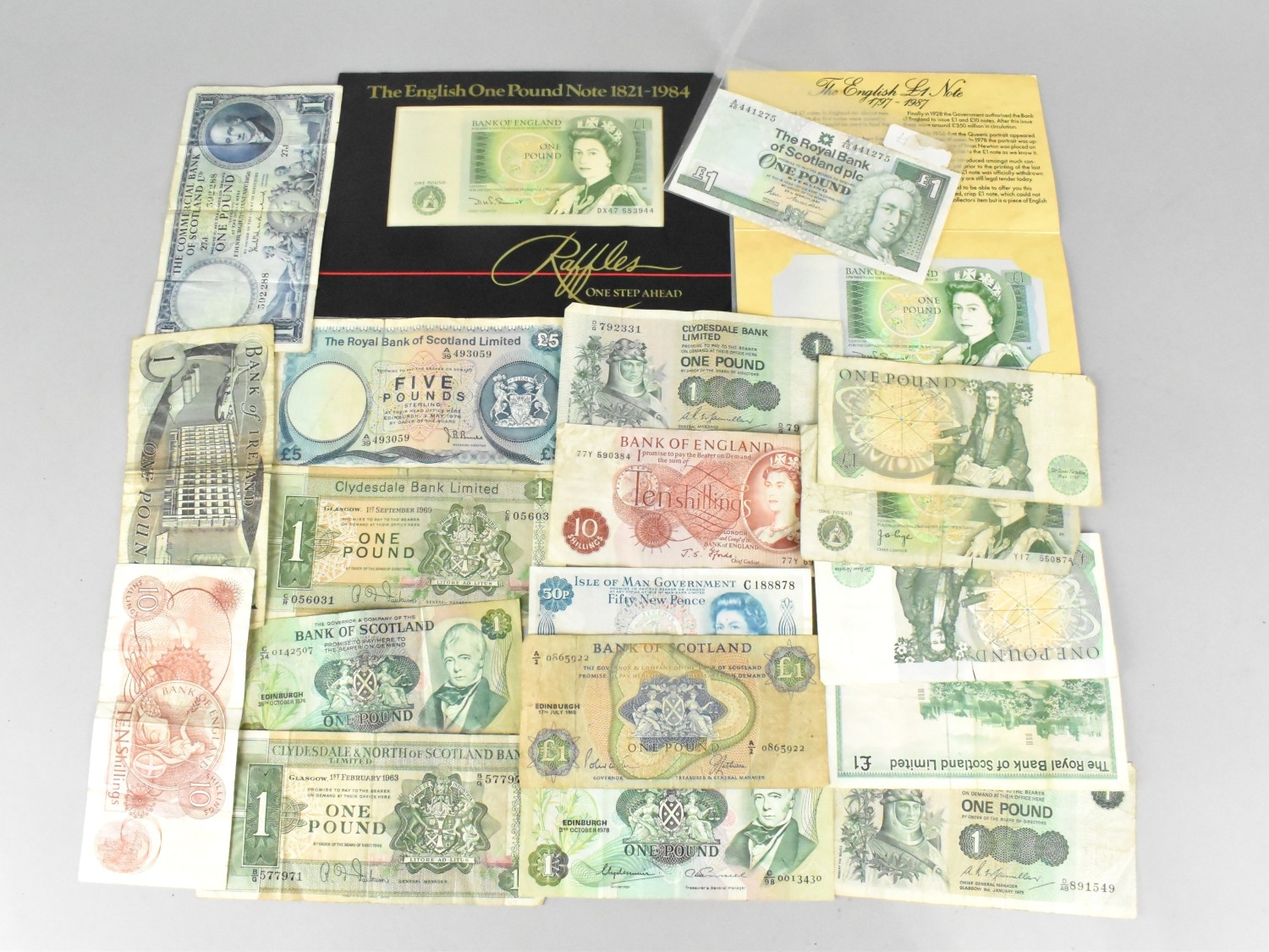 A Collection of Various British Bank Notes