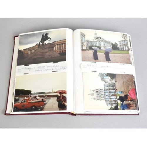 243 - A Photograph Album Containing Coloured Photographs Taken On A Holiday in Russia 1996 together with a... 