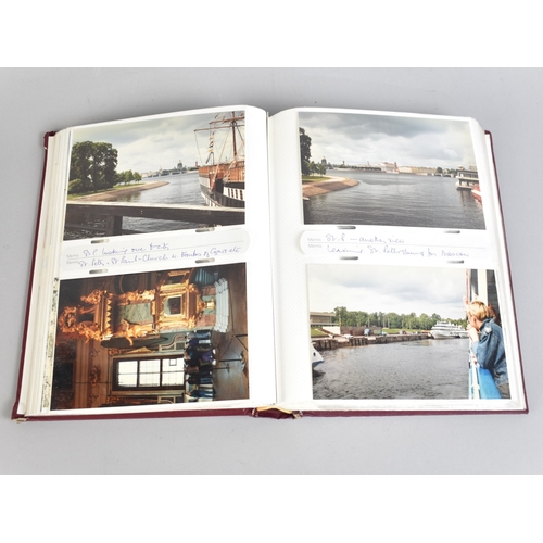 243 - A Photograph Album Containing Coloured Photographs Taken On A Holiday in Russia 1996 together with a... 