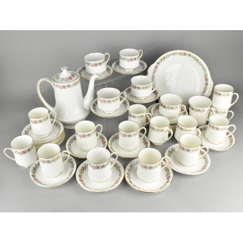 347 - A Royal Albert and Paragon Belinda Pattern Service to Comprise Cups, Saucers, Coffee Pot, Cake Plate... 