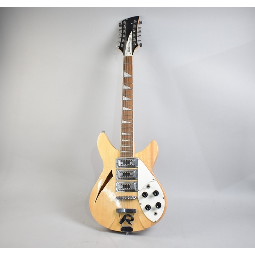 A Chinese Copy of a Rickenbacker Twelve String Electric Guitar