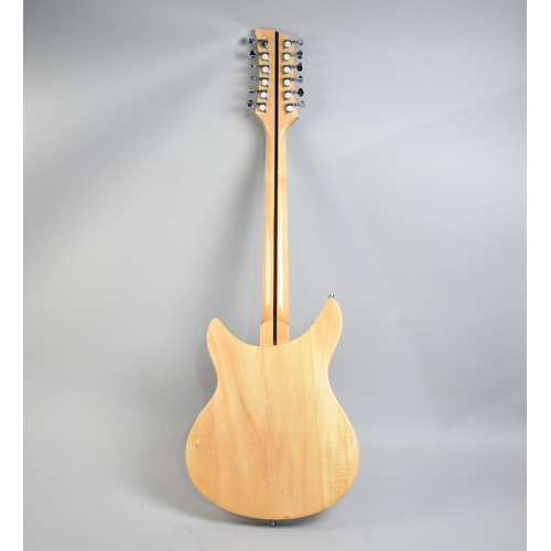 A Chinese Copy of a Rickenbacker Twelve String Electric Guitar