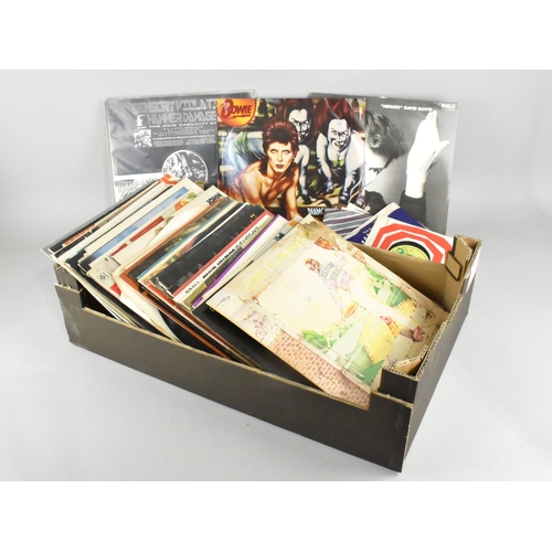 A Collection of Vintage Records to Include David Bowie Diamond Dogs ...