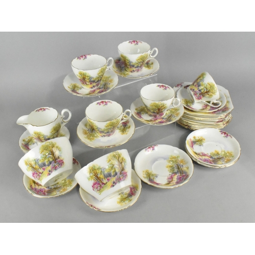 323 - An Early 20th Century Shelley Part Englands Charm Tea Set to Comprise Cups, Saucers, Side Plates, Bo... 