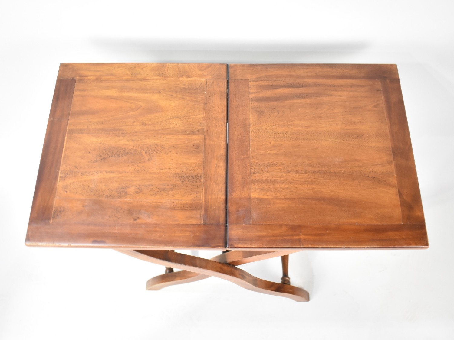 A Reproduction Folding Campaign Style Table, 82cms Wide