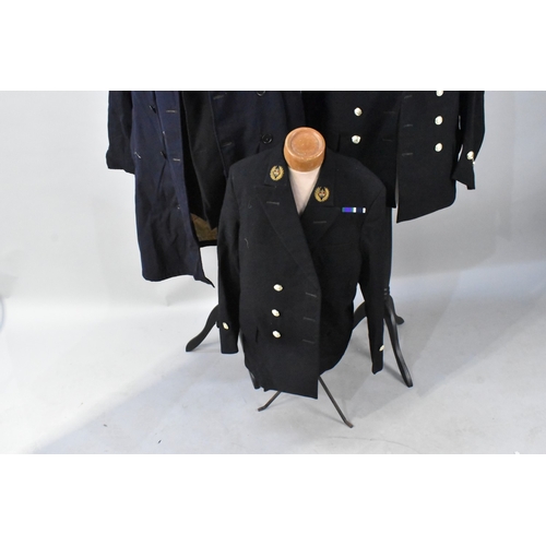 A Royal Navy Class 1 and 3 Jacket, Double Breasted Listarock Raincoat ...