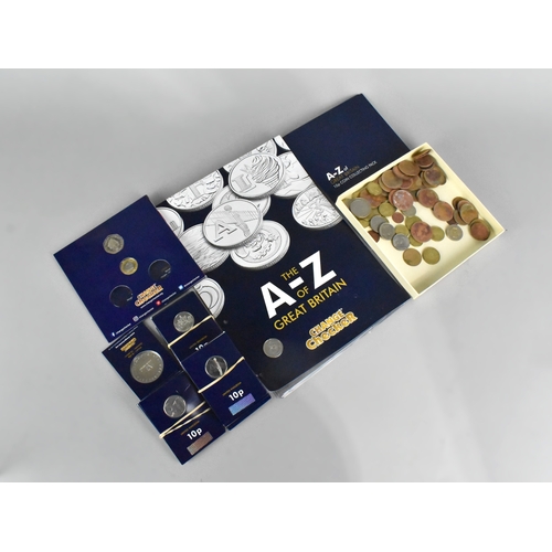 203 - A Change Checker 10p Coin Collection Together with Various British Coinage and Foreign Coins etc