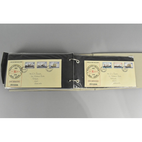 209 - A Ring Binder Containing Falkland Islands First Day Covers
