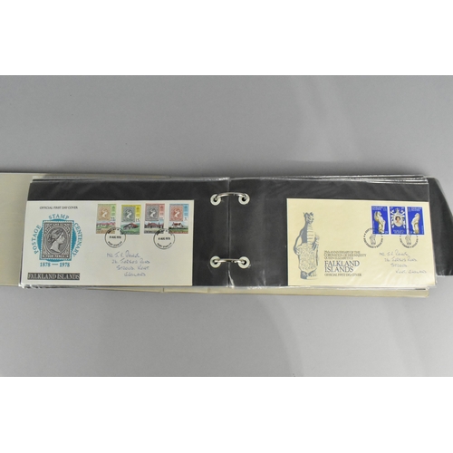 209 - A Ring Binder Containing Falkland Islands First Day Covers