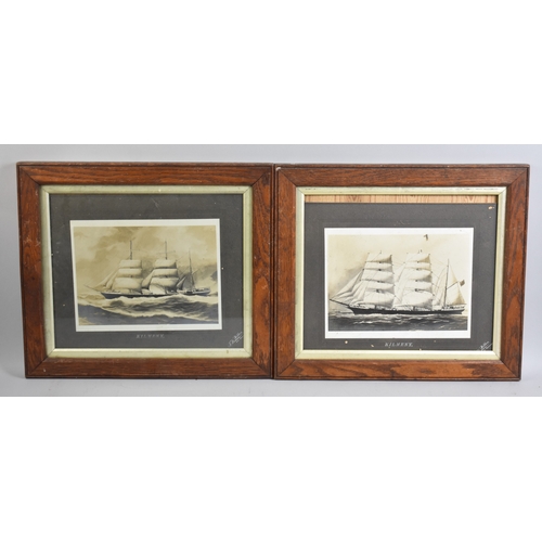 222 - A Pair Of Framed American Photographs, TH Wilton, San Francisco Prints, 