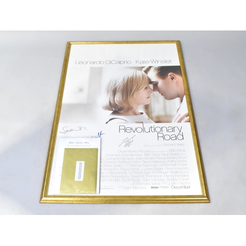 229 - An Autographed Cinema Poster for Revolutionary Road, Signed by Leonardo Dicaprio, Kate Winslet and S... 