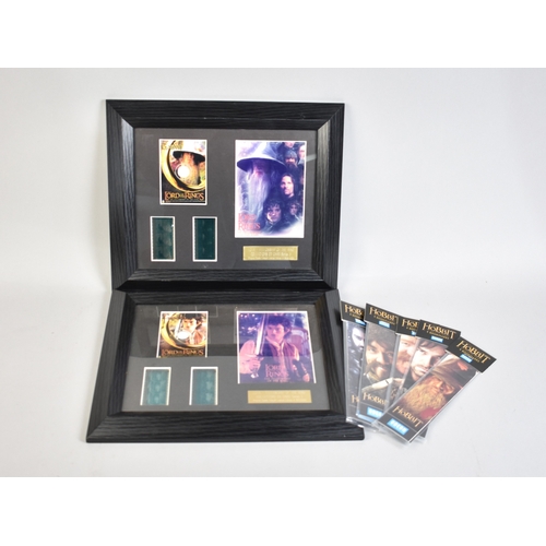 234 - Two Framed Lord of the Rings The Fellowship of the Ring Collectors CD Card Film Cell Series 1 & 3 to... 