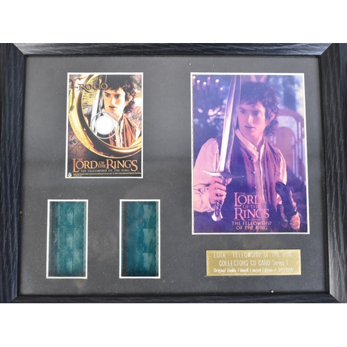 234 - Two Framed Lord of the Rings The Fellowship of the Ring Collectors CD Card Film Cell Series 1 & 3 to... 