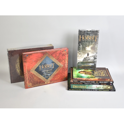 235 - A Collection of Books on the Subject of Lord of the Rings and The Hobbit to Include Art & Design Wet... 