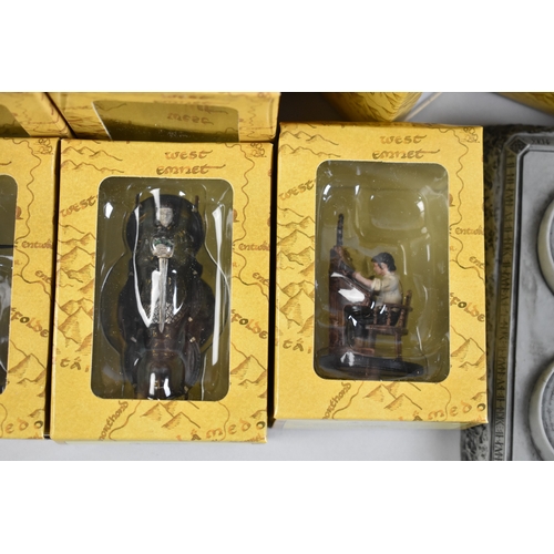 236 - A Large Collection of New Line Cinema Boxed Lord Of The Rings Figures and Fourteen Stands