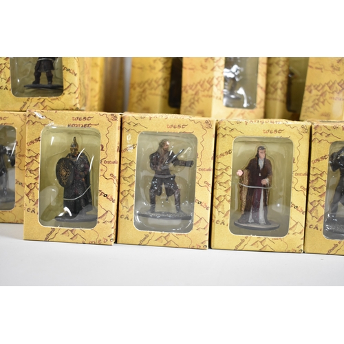 237 - A Large Collection of New Line Cinema Boxed Lord Of The Rings Figures and Fourteen Stands
