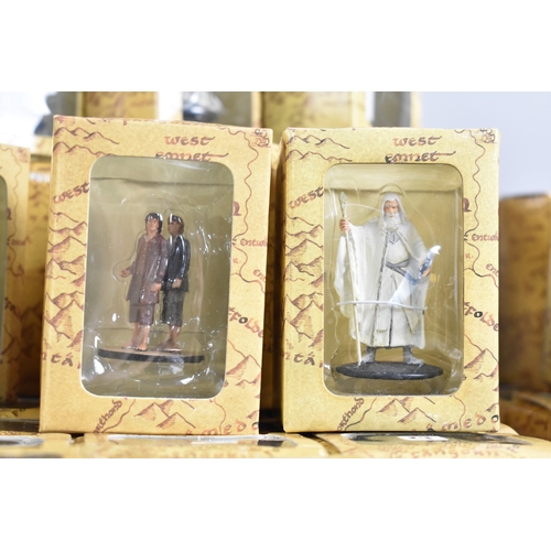 237 - A Large Collection of New Line Cinema Boxed Lord Of The Rings Figures and Fourteen Stands