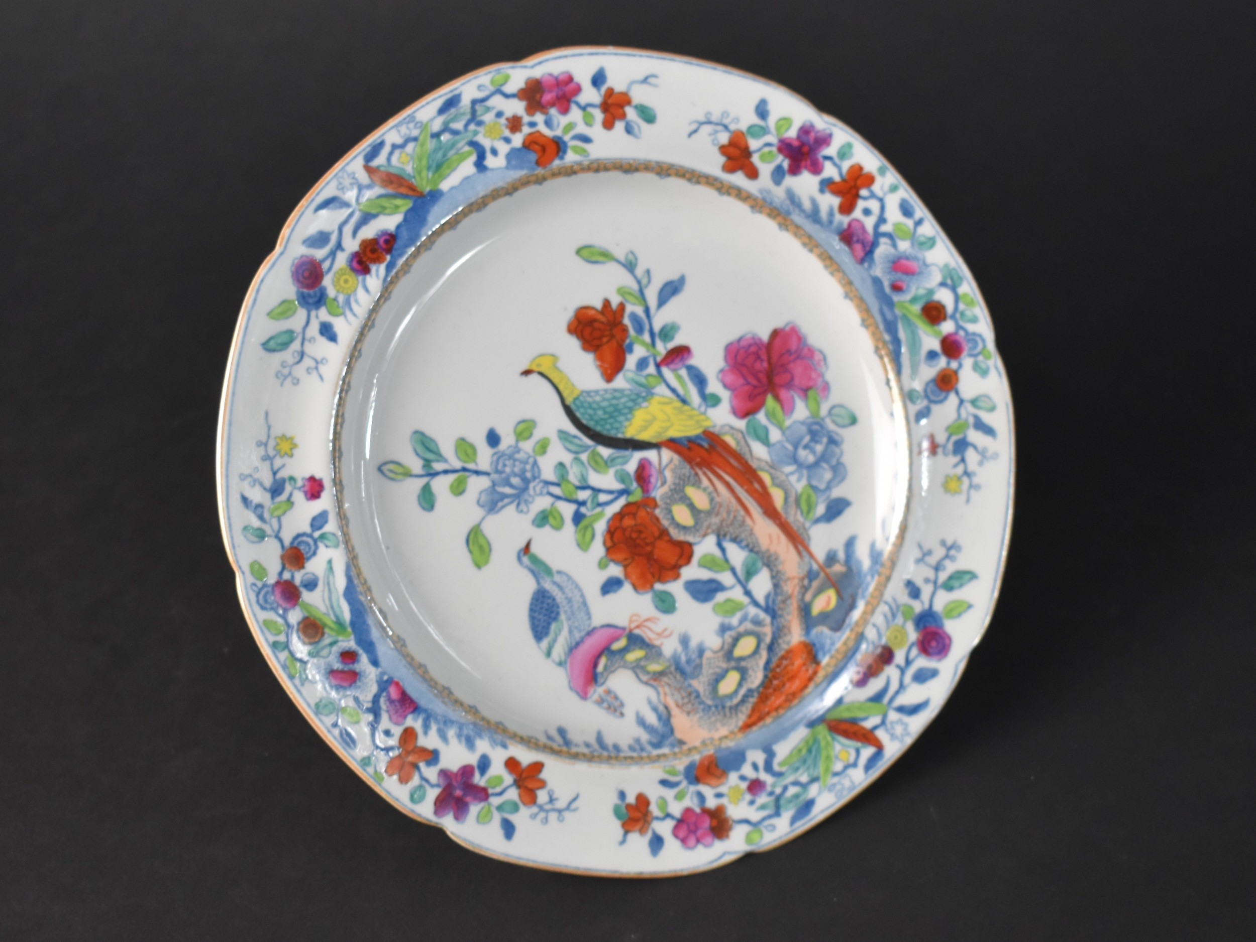 A 19th Century Spode Stone China Pheasant Pattern Plate, C.1816-1820 ...