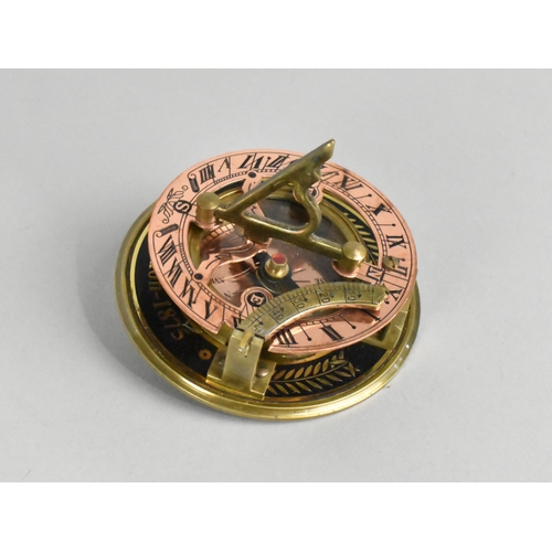 A Reproduction Combination Sundial and Compass as was made by Casella ...