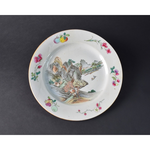 A Chinese Qing Dynasty Porcelain Ruby Back Plate, 18th/19th Century ...