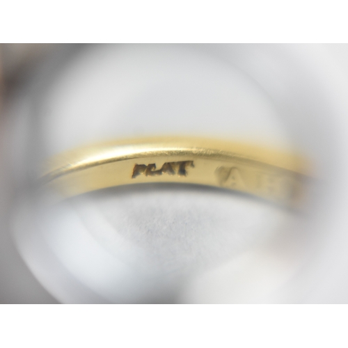 25 - An Edwardian Diamond, 18ct Gold and Platinum Ring, Twelve Matched and Paired Graduated Round Mine Cu... 
