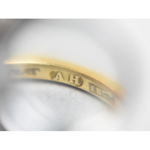 25 - An Edwardian Diamond, 18ct Gold and Platinum Ring, Twelve Matched and Paired Graduated Round Mine Cu... 