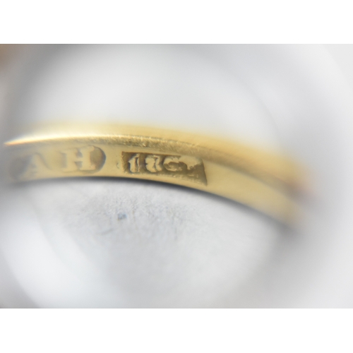 25 - An Edwardian Diamond, 18ct Gold and Platinum Ring, Twelve Matched and Paired Graduated Round Mine Cu... 