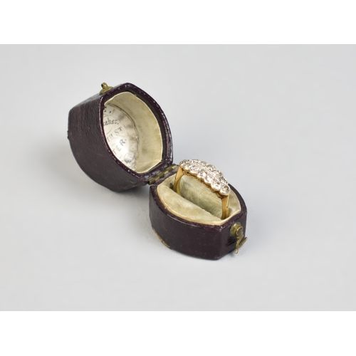 25 - An Edwardian Diamond, 18ct Gold and Platinum Ring, Twelve Matched and Paired Graduated Round Mine Cu... 