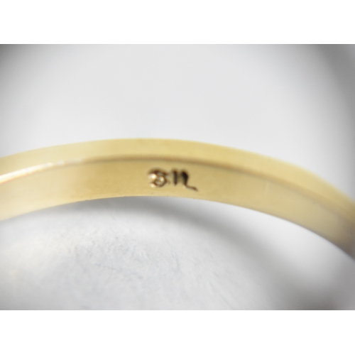 51 - A Collection of Three 9ct Gold Jewelled Rings to include Citrine Mounted Examples Etc, Sizes L,M and... 