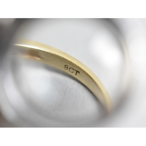 51 - A Collection of Three 9ct Gold Jewelled Rings to include Citrine Mounted Examples Etc, Sizes L,M and... 