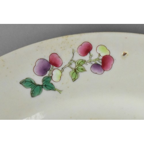 A Chinese Qing Dynasty Porcelain Ruby Back Plate, 18th/19th Century ...