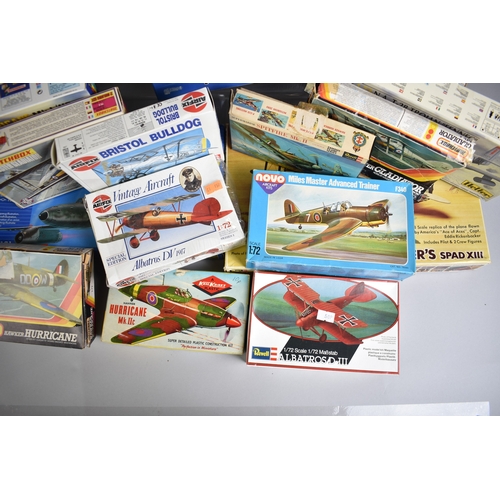 A Collection of Thirty 1/72 Scale Plastic Model Airplane Kits (Unchecked)