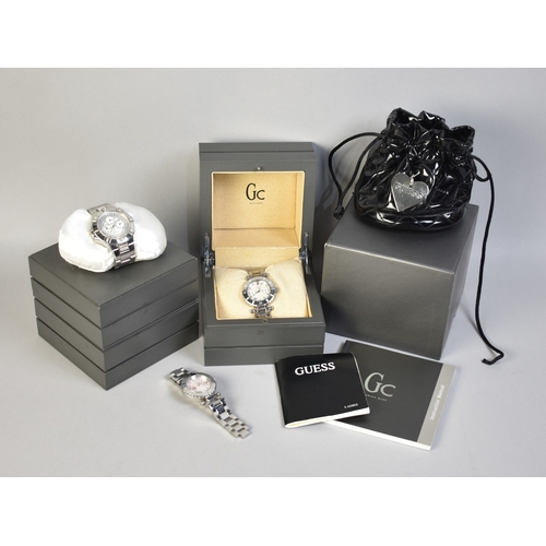 A Collection of Three Stainless Steel Wristwatches to include Two ...