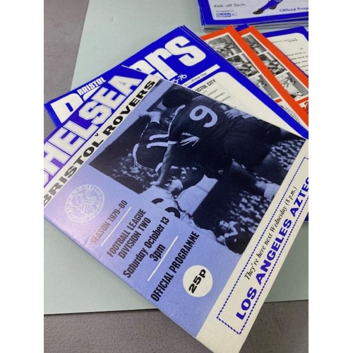 110 - Football interest, collection of  Bristol Rovers football programs from the 70s 80s including Home a... 