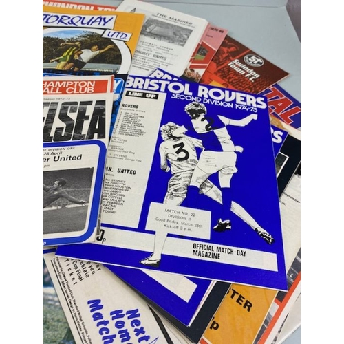 113 - Football interest, collection of programs from the 70s 80s 90s,teams to include, Liverpool, Arsenal,... 