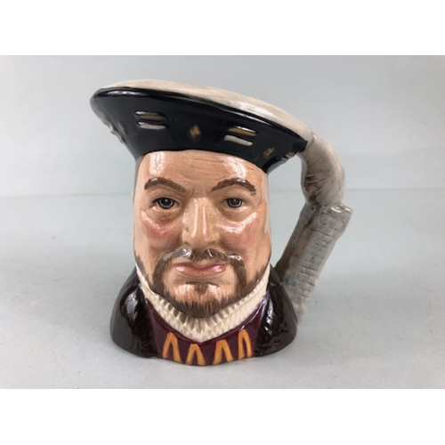 115 - Royal Doulton,  collection of Royal Doulton  Character Jugs ,large and small to include , The Falcon... 