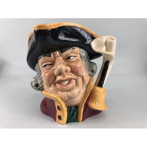 115 - Royal Doulton,  collection of Royal Doulton  Character Jugs ,large and small to include , The Falcon... 